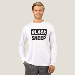 Schwarzes-Schaf-Kühne-Typografie-Rebell-Entourage- Tri-Blend Shirt