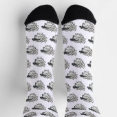 Schwarzes Schaf Socken (Oben)