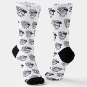 Schwarzes Schaf Socken (Gewinkelt)