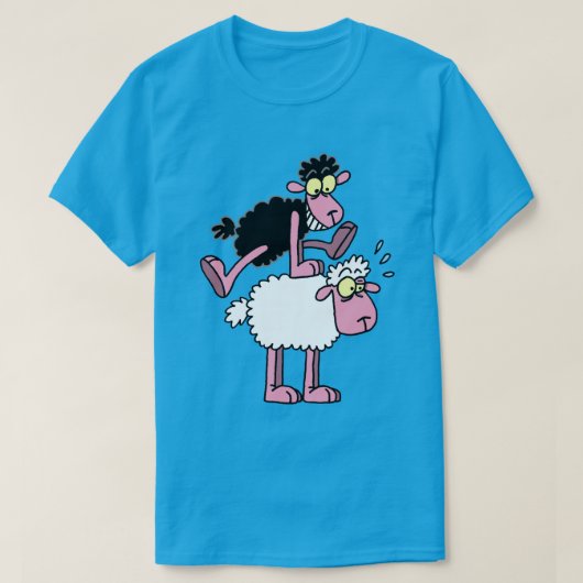 Schwarzes Schaf T-Shirt (Design vorne)