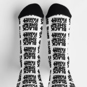 "Schwarzes Schafe" Socken (Oben)