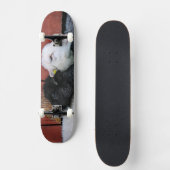 Schwarzes Schafskateboard Skateboard (Vorderseite)
