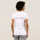 Schwarzes Schatten-Weiß T-Shirt (Schwarz voll)