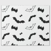 Schwarzes Schläger-Muster mit beunruhigter Geschenkpapier (Flach)