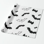 Schwarzes Schläger-Muster mit beunruhigter Geschenkpapier (Ungerollt)