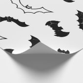 Schwarzes Schläger-Muster mit beunruhigter Geschenkpapier (Ecke)