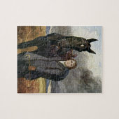 Schwarzes Schönheits-Puzzlespiel - von Sewell Buch Puzzle (Horizontal)