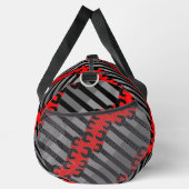 Schwarzes Schraubenmuster Duffle Bag (Rechts)