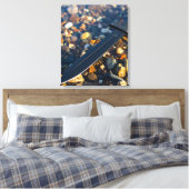 Schwarzes Schwert im flachen Wasser Leinwanddruck (Insitu (Schlafzimmer))