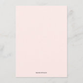 Schwarzes Script Hochzeitstraditionen Brautparty G Begleitkarte (Rückseite)