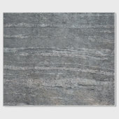 Schwarzes Sedimentgestein Geschenkpapier (Flach)