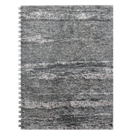 Schwarzes Sedimentgestein Notizblock