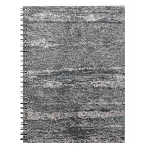 Schwarzes Sedimentgestein Notizblock
