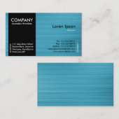 Schwarzes Seitenband - hellblaues gebürstetes Tex Visitenkarte (Vorne/Hinten)