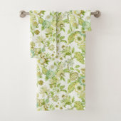 Schwarzes Set mit Blumenmuster (Insitu)