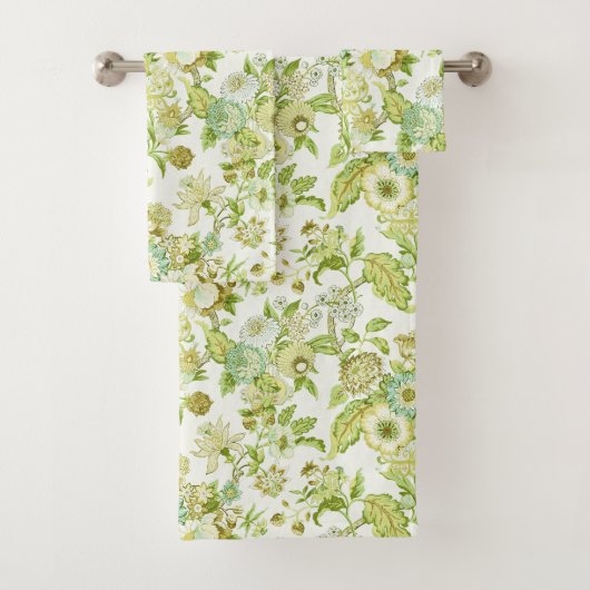 Schwarzes Set mit Blumenmuster (Insitu)