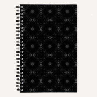 Schwarzes Signaturmuster  Notizblock