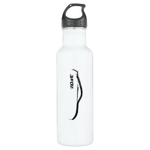 Schwarzes Silhouette-Logo Nissans 350Z Trinkflasche