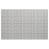 Schwarzes Silhouette-Muster Stoff (Yard (91,4 cm))