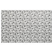 Schwarzes Silhouette-Muster Stoff (Fat Quarter (45,7 x 55,9 cm))