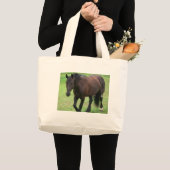 Schwarzes Sinti und Roma Vanner Jumbo Stoffbeutel (Vorderseite (Produkt))