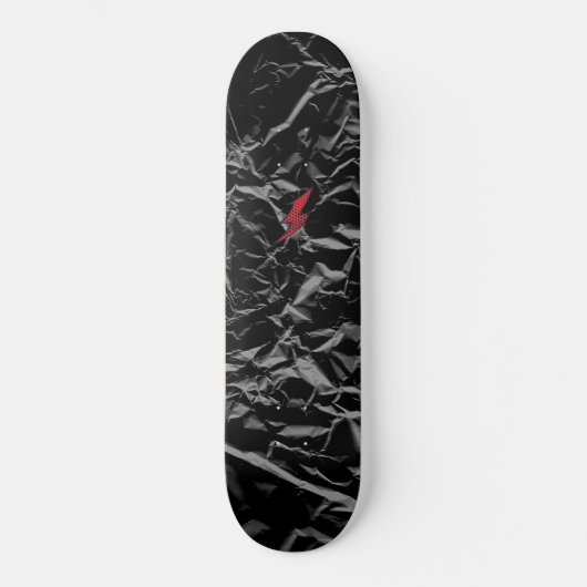 Schwarzes Skateboard - Schwarz zerbrochenes Skateb (Vorderseite)