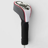Schwarzes Skorpion-Bold-Luxus-Design Leder Golf Headcover (angewinkelt)