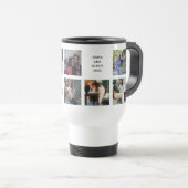 Schwarzes Skript | Foto der besten Freunde Reisebecher (VorderseiteRechts)