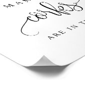 Schwarzes Skript, wie viele Korken sich im Jar bef Poster (Ecke)