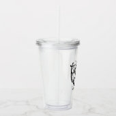 Schwarzes Skript-zukünftige Krankenschwester Acryltrinkbecher (Rechts)