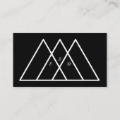 Schwarzes Snakeskin-Design Visitenkarte (Rückseite)