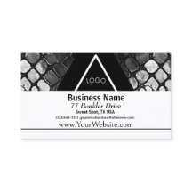 Schwarzes Snakeskin-Design