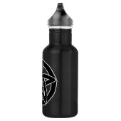 Schwarzes Spaß-Pentagramm Trinkflasche (Rechts)
