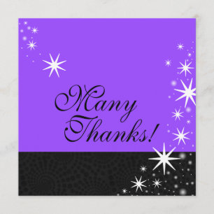 Schwarzes spielt Quinceañera viel Dankeskarte