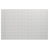 Schwarzes Spinnennetzmuster auf weißem Hintergrund Stoff (Fat Quarter (45,7 x 55,9 cm))