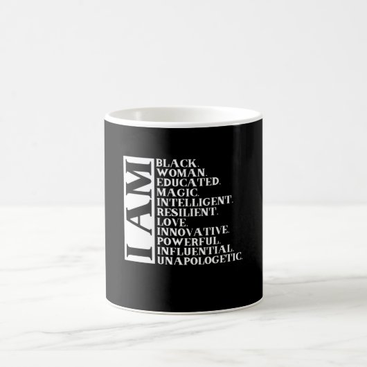 Schwarzes Sprichwort Kaffeetasse (Mittel)