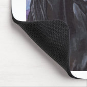 SCHWARZES STALLIONS-PFERD Mousepad (Ecke)
