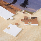 Schwarzes Stallions-Pferd Puzzle (Seite)