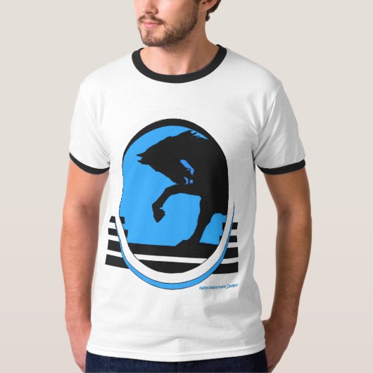 Schwarzes Stallon T-Shirt (Vorderseite)