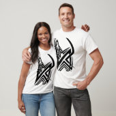 Schwarzes Stammes- T-Shirt (Unisex)