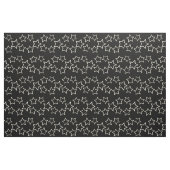 Schwarzes Sternmuster Stoff (Fat Quarter (45,7 x 55,9 cm))