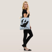 Schwarzes Stingray-Farbmuster Tasche (Am Model)