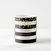 Schwarzes Stripes GoldFoto-bestes Kaffeetasse (Mittel)