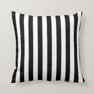Schwarzes Stripes   jeder möglicher Kissen