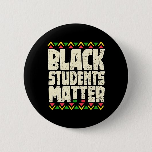 Schwarzes Studentenproblem-Shirt, Schwarze Geschic Button (Vorderseite)