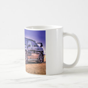 Schwarzes Subaru Impreza WRX WTI Kaffeetasse
