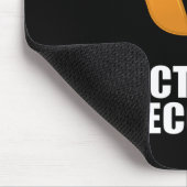 Schwarzes süchtig machendes Vibe-Platten mousepad (Ecke)