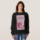 Schwarzes Sweatshirt für Frauen (Vorne ganz)