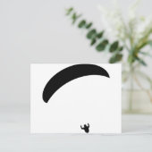 schwarzes Symbol Postkarte (Stehend Vorderseite)