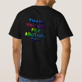 Schwarzes T-Shirt (Rückseite)